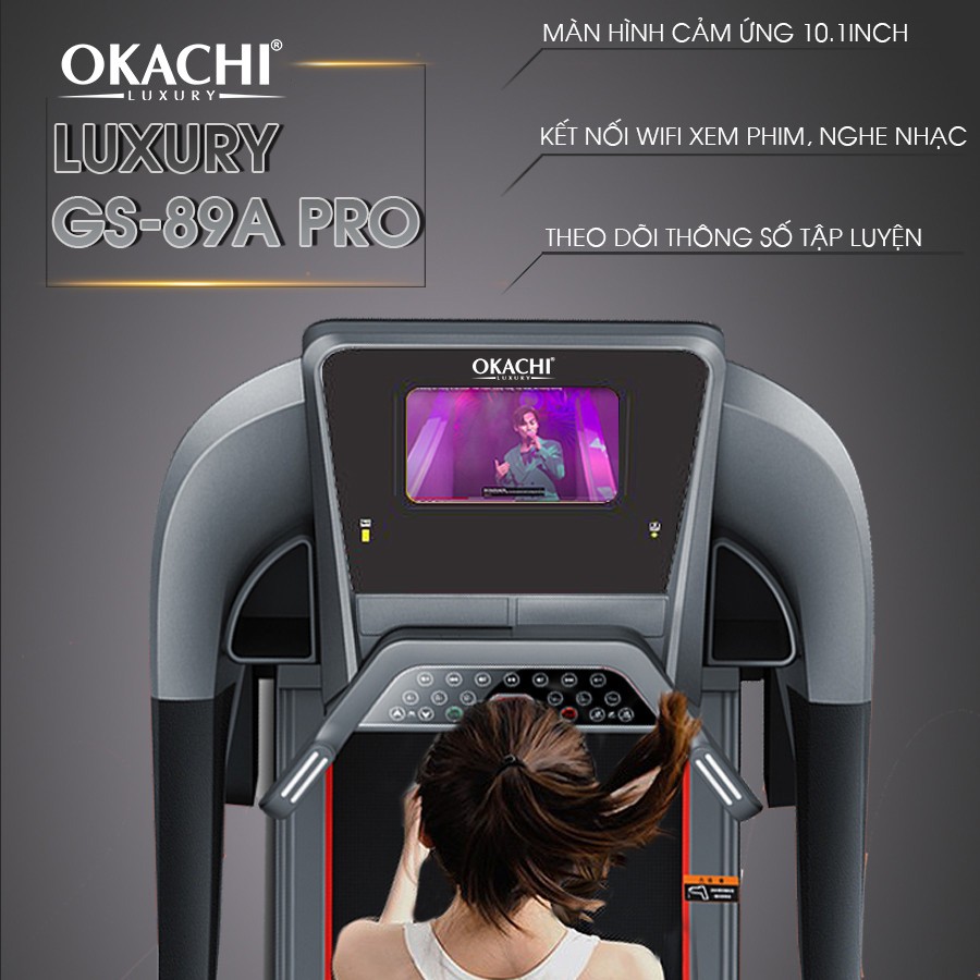 Máy chạy bộ OKACHI LUXURY GS-89A PRO